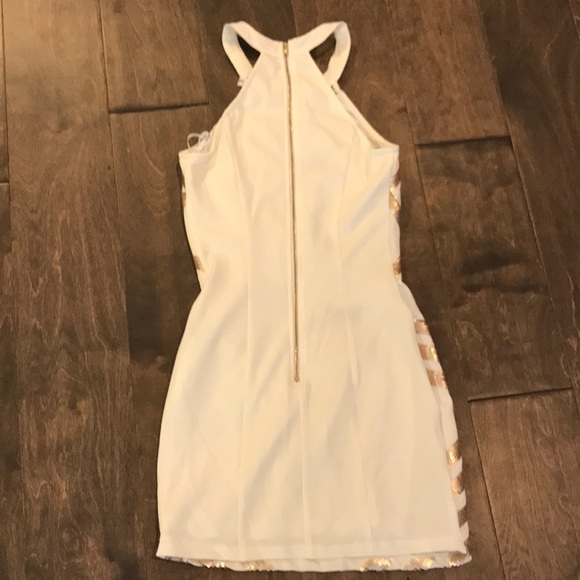 White Sequin Dress - Picture 4 of 5